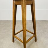 Solid wood oak bar stool