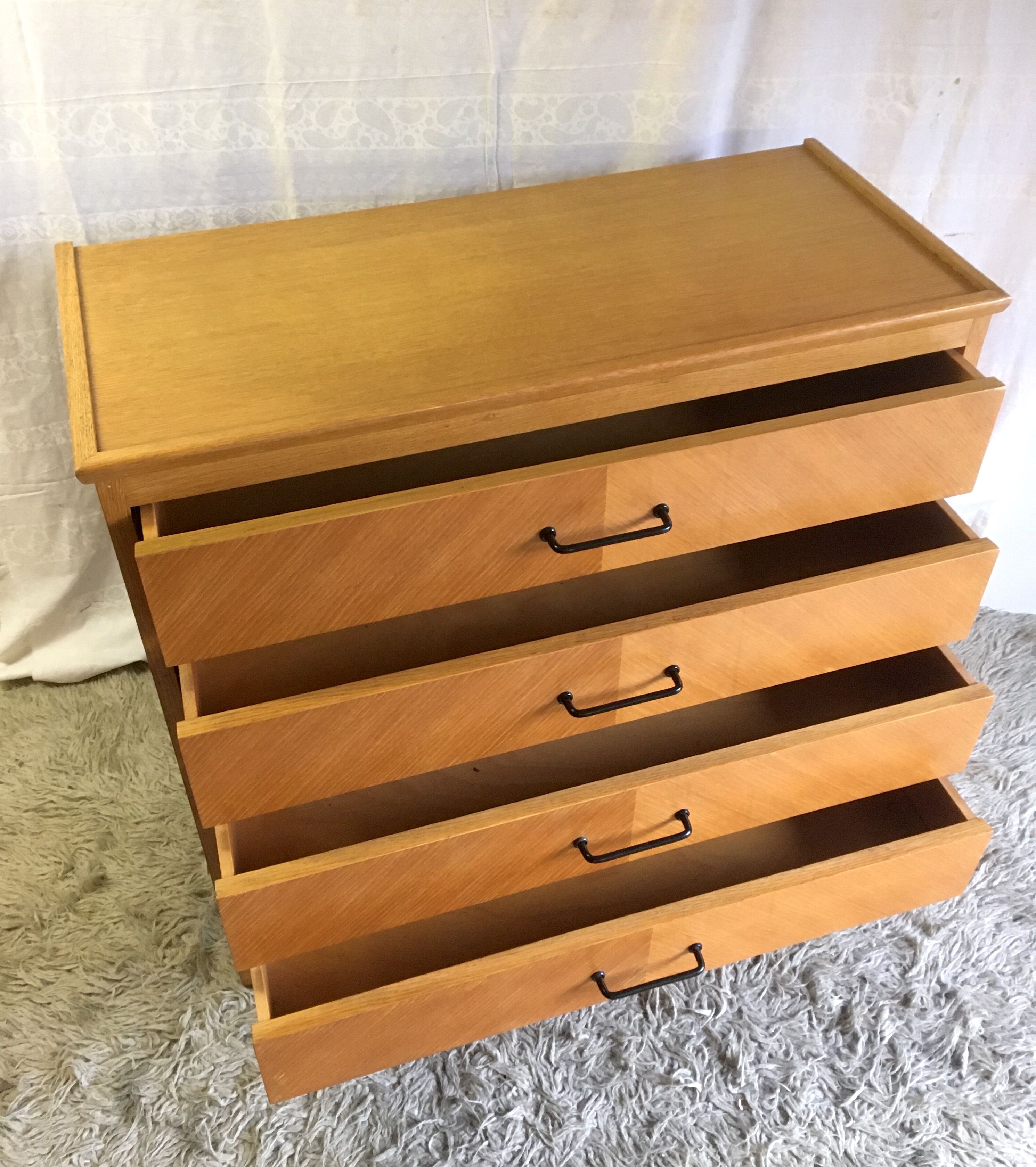 Vintage oak commodity - 60s