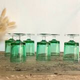 6 vintage Luminarc France liqueur glasses