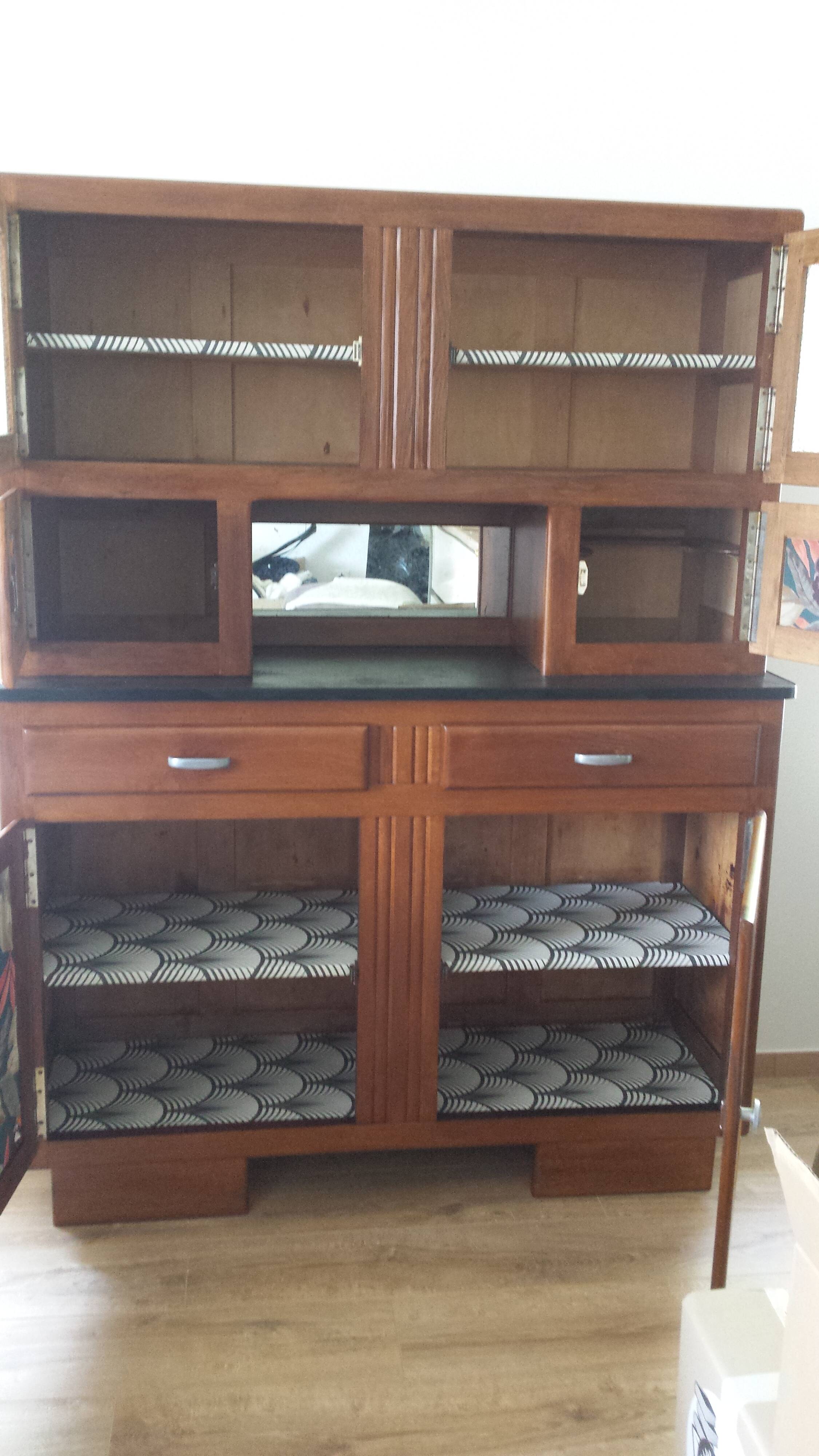 vintage school cabinet