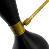 Paire d'appliques noir diabolo