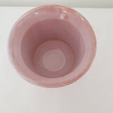 Ceramic flowerpot vase with rooster design - signed yvon roy durtal vallauris