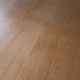 Scandinavian light wood round table