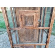 Aviary bird cage wood and wire mesh