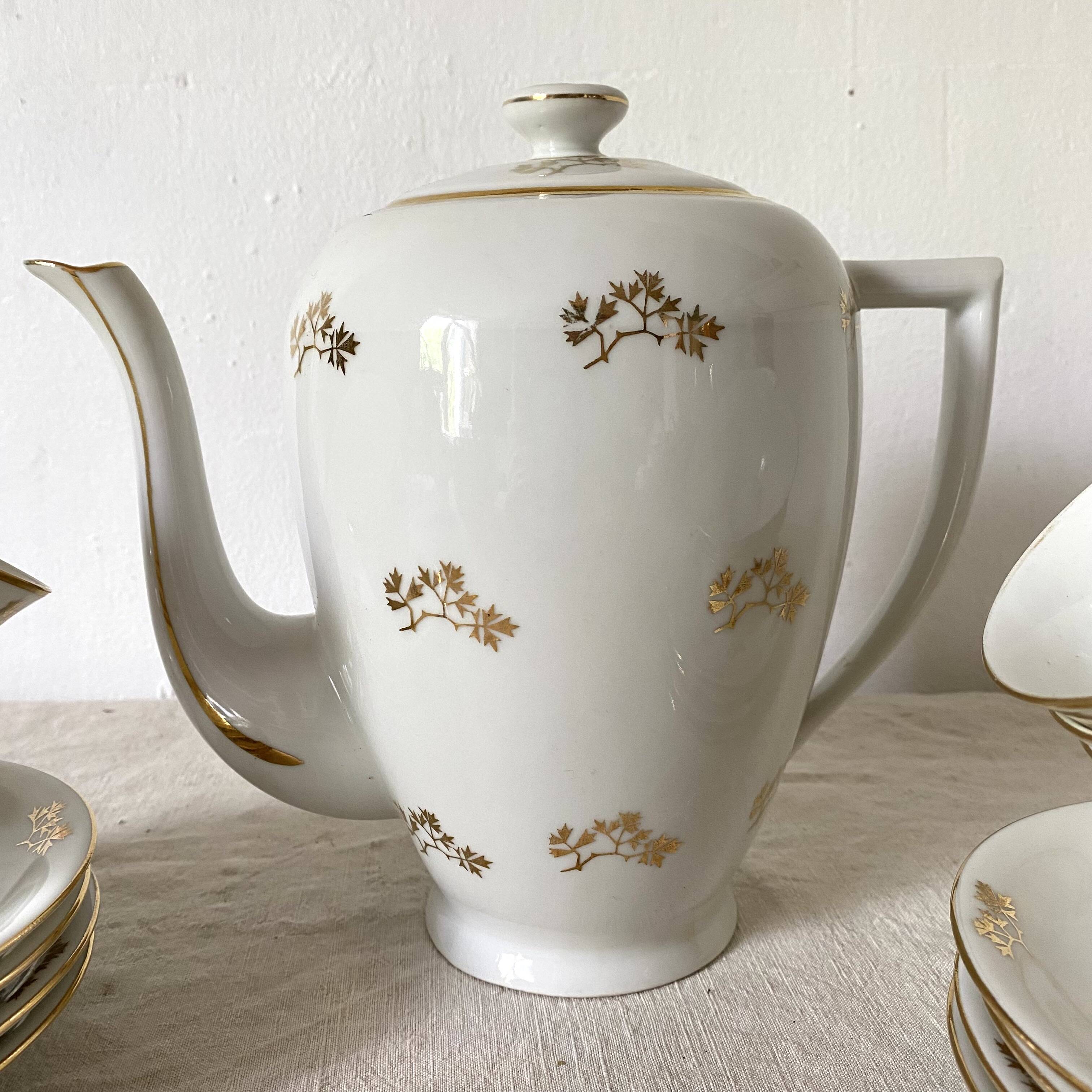 Limoges porcelain tea or coffee service