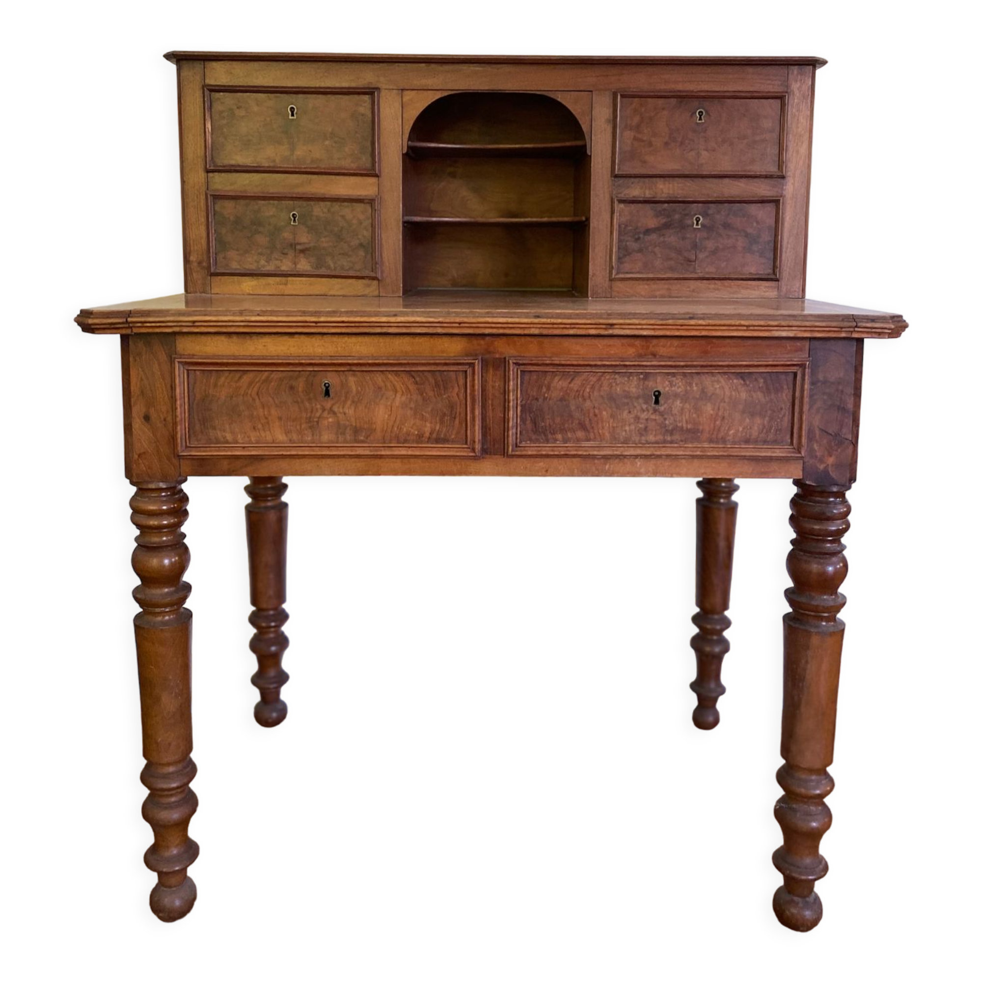 Vintage antique wooden desk