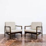 Fauteuils Mid-Century par Zenon Bączyk, années 1960, lot de 2