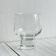 5 thick glass water glasses.