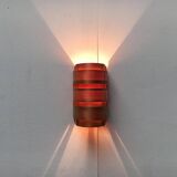 Edda V155 wall lamp in teak from the mid-century by Hans-Agne Jakobsson for Ellysett AB, 1950s.