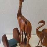 Scandinavian teak deer 1960.