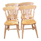 4 chaises western