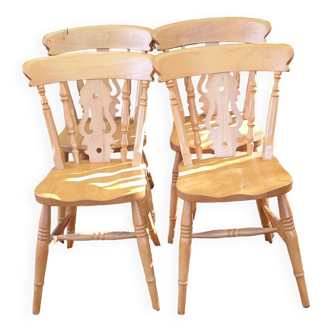 4 chaises western