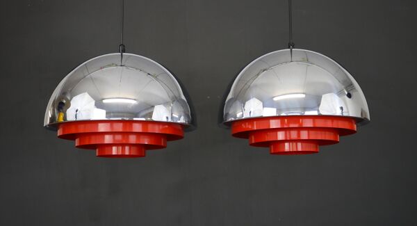 Design chromé classique - Fog et Morup - Jo Hammerborg - Modèle Milieu - excellent état