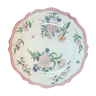 Malicorne earthenware plate
