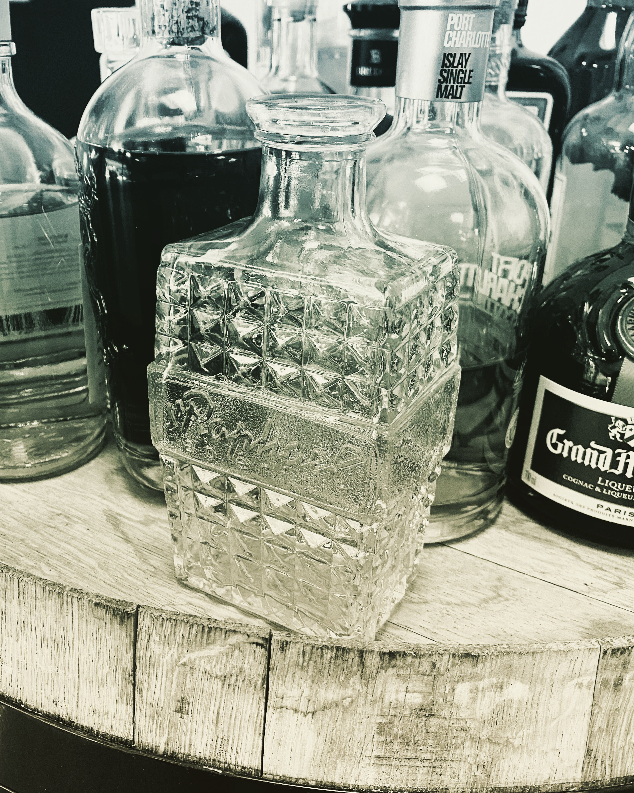 Vintage carafe - st raphaël apéritif - glass