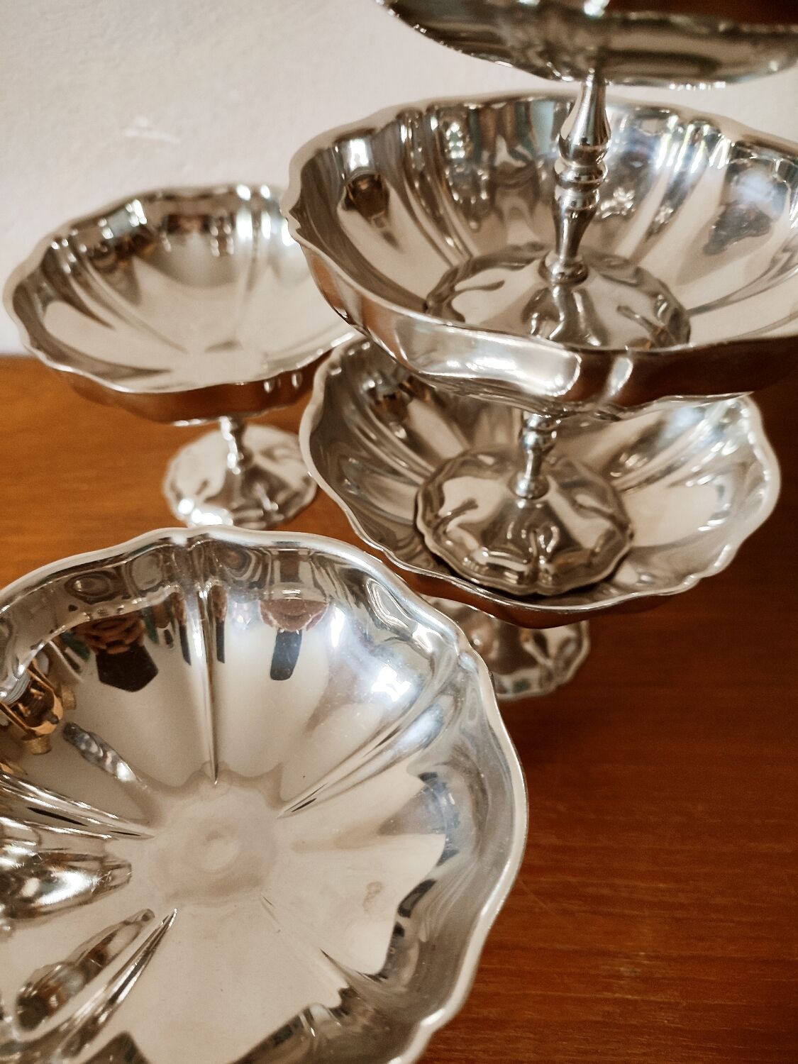 6 stainless steel dessert cups
