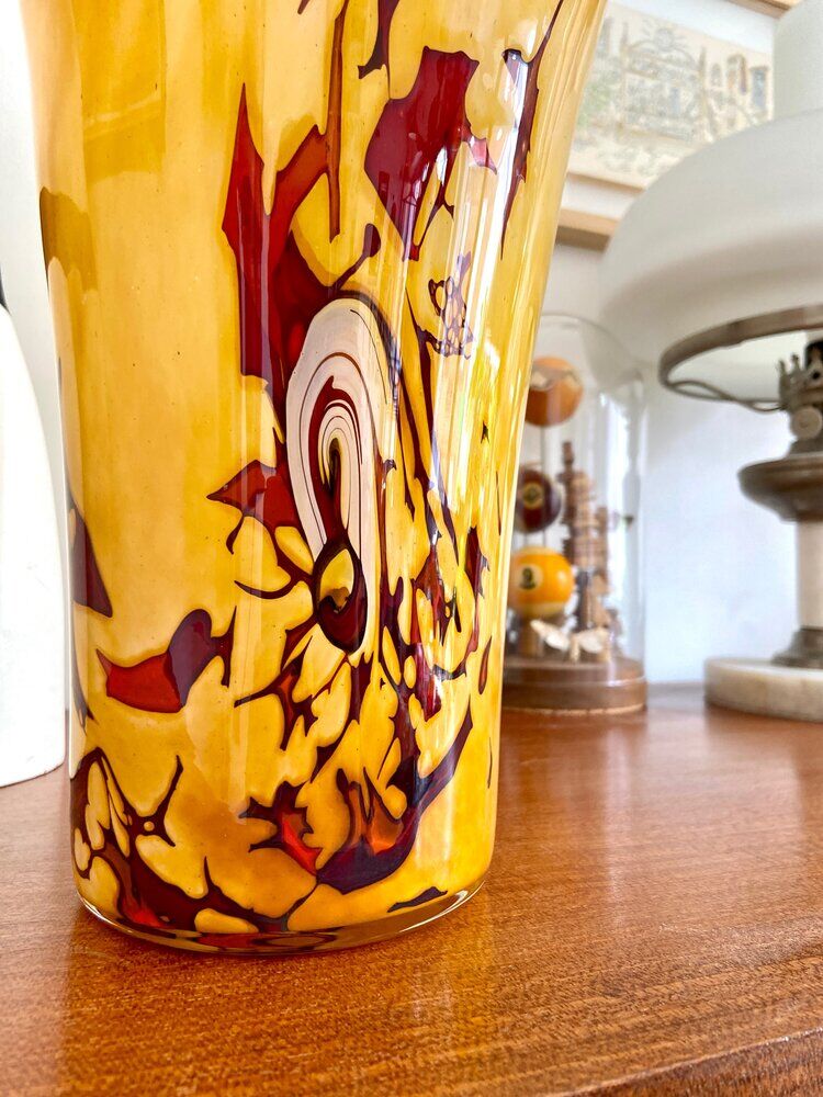 La Rochère glass paste vase