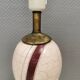 Table lamp in crackled ceramic with brass top, by Jenkin, 1970s.