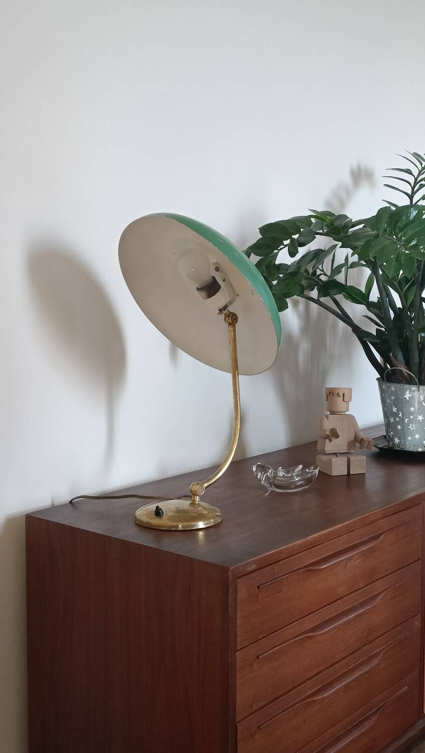 Large 1950 Stilnovo style lamp