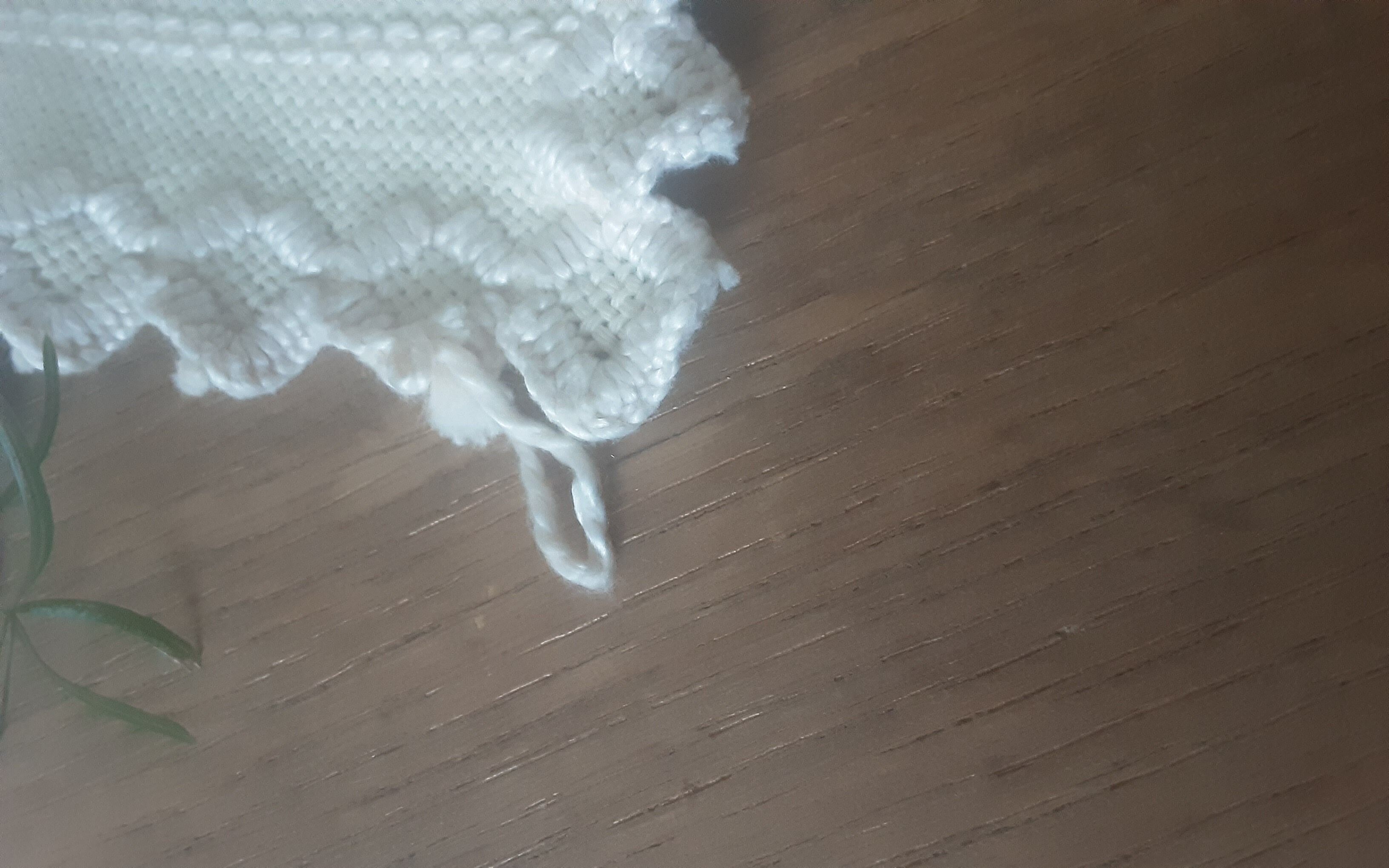 Thick old cotton placemat