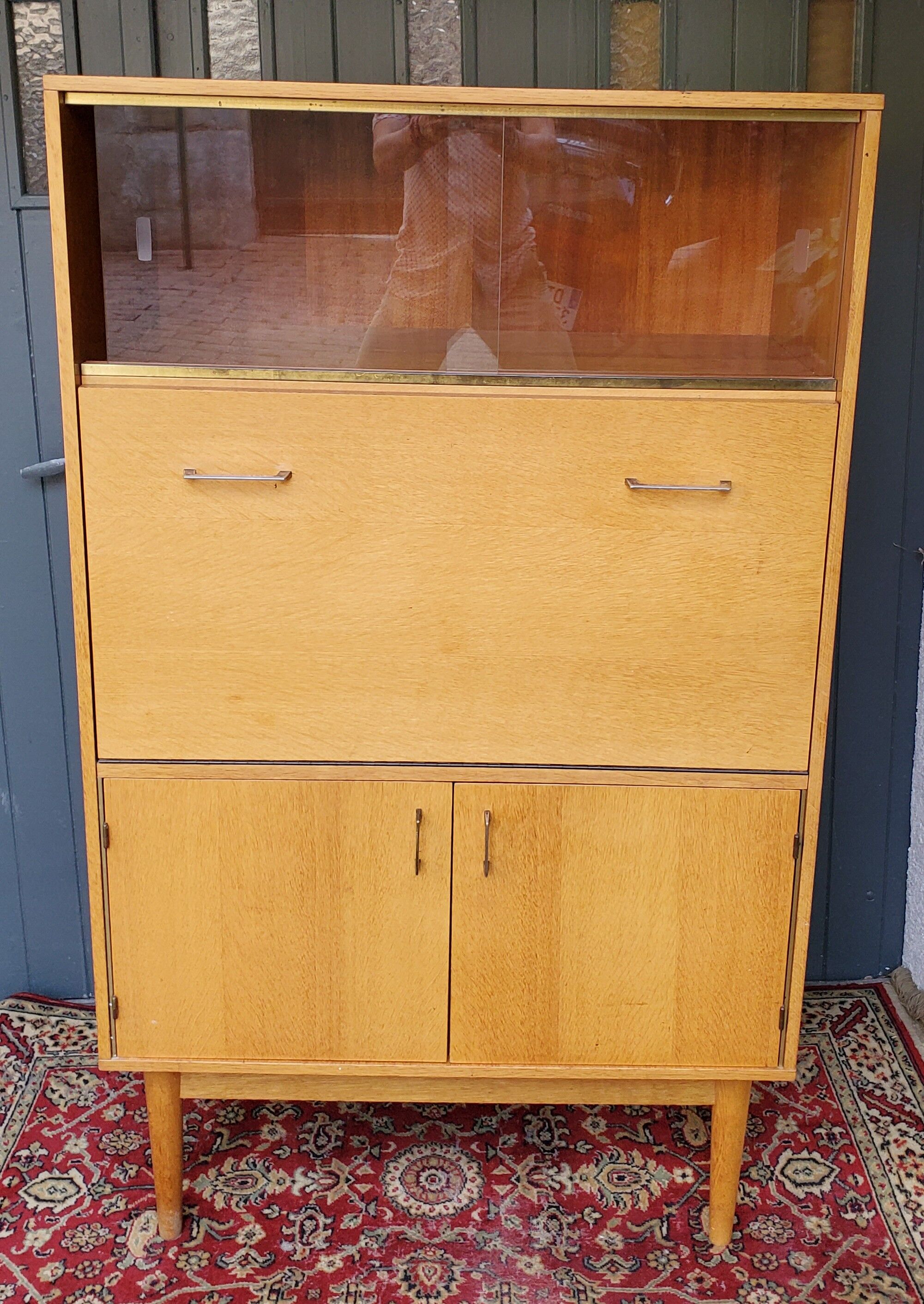 Oak writing desk 1960