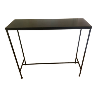 Console en métal noir