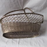 Silver metal bottle table stand
