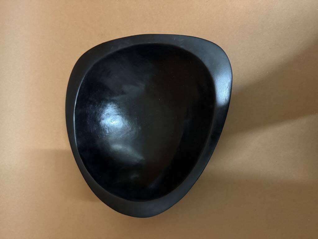 corbeille a fruit bois noir signé