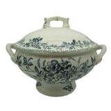 soup tureen Badonviller Théophile Fenal jasmine and butterflies decor