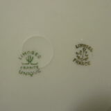 10 plates dessert porcelain of limoges art deco