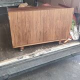 Bar cabinet 2 doors rolling