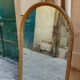 Mirror vaulted wooden end XIX 155x103cm