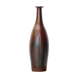 Vase bouteille en grès, années 70