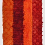 Red & orange tones vintage rug, 163x240 cm