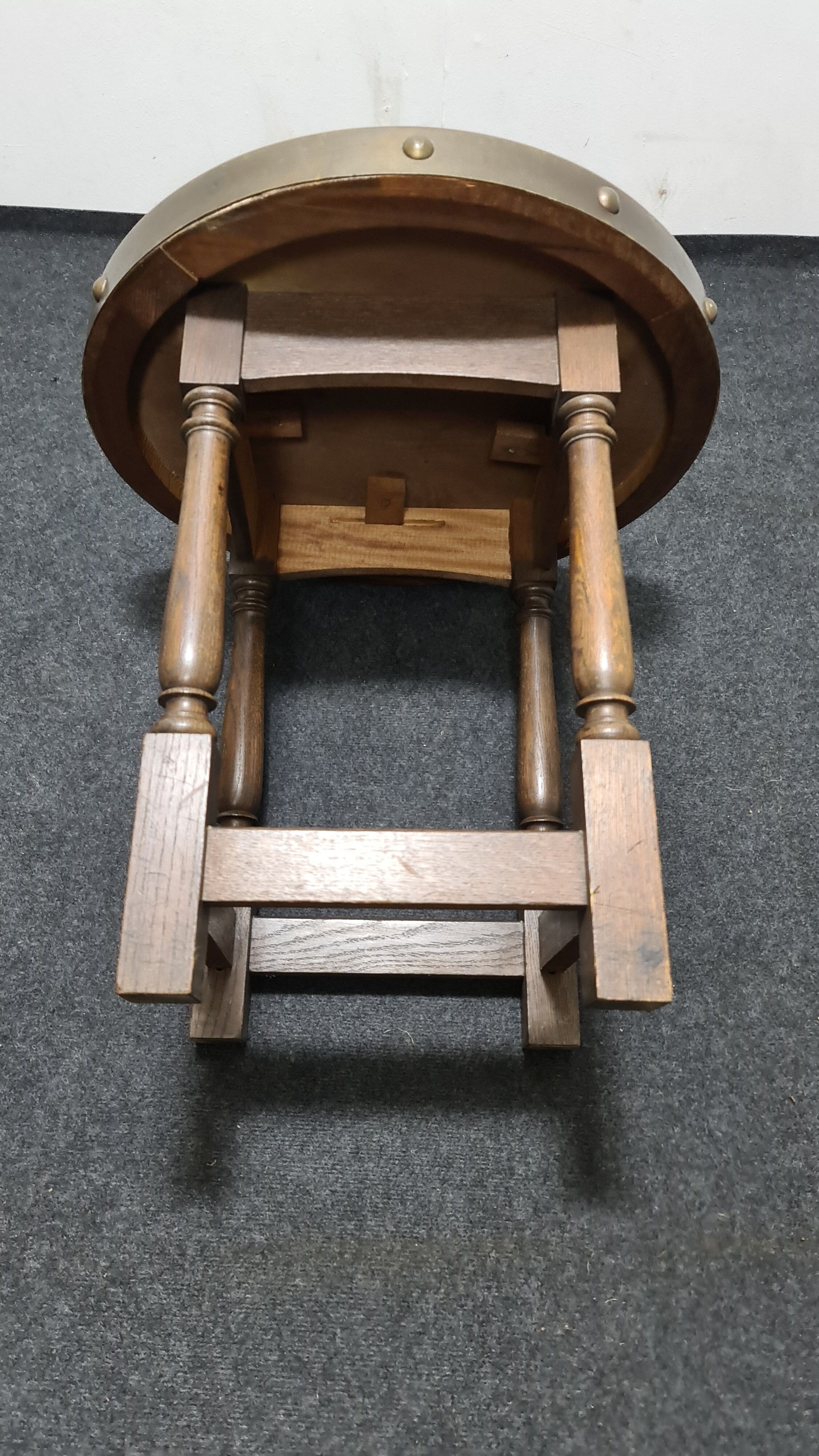 Vintage oak side table