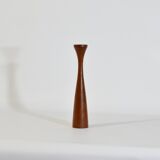 Scandinavian candle holder diabolo teak 1960