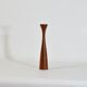Scandinavian candle holder diabolo teak 1960