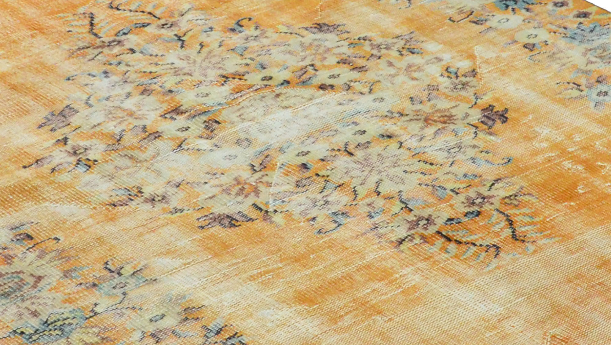 Anatolian handmade vintage rug 248 cm x 154 cm