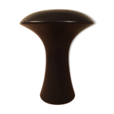 Modernist vase "mushroom" black ceramic