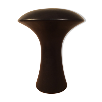 Modernist vase "mushroom" black ceramic