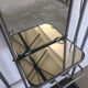 Vintage aluminum coat rack