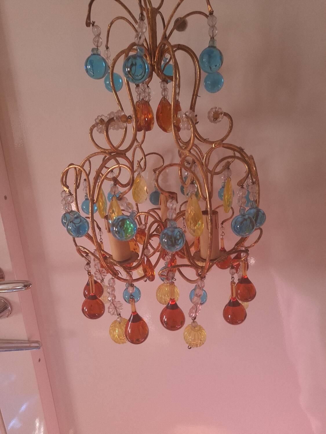 Vintage crystal chandelier