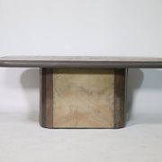 Brutalist Stone Coffee Table Paul Kingma 1970s 1980s