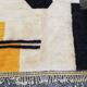 Handmade pure wool Beni Mrirt rug, size 150 x 250