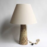 Brutalist style vintage ceramic table lamp