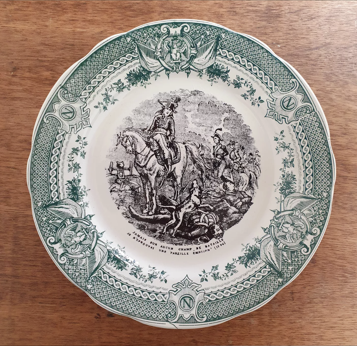Talking plates Napoleon series