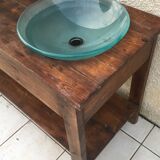 Old solid wood counter