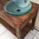 Old solid wood counter