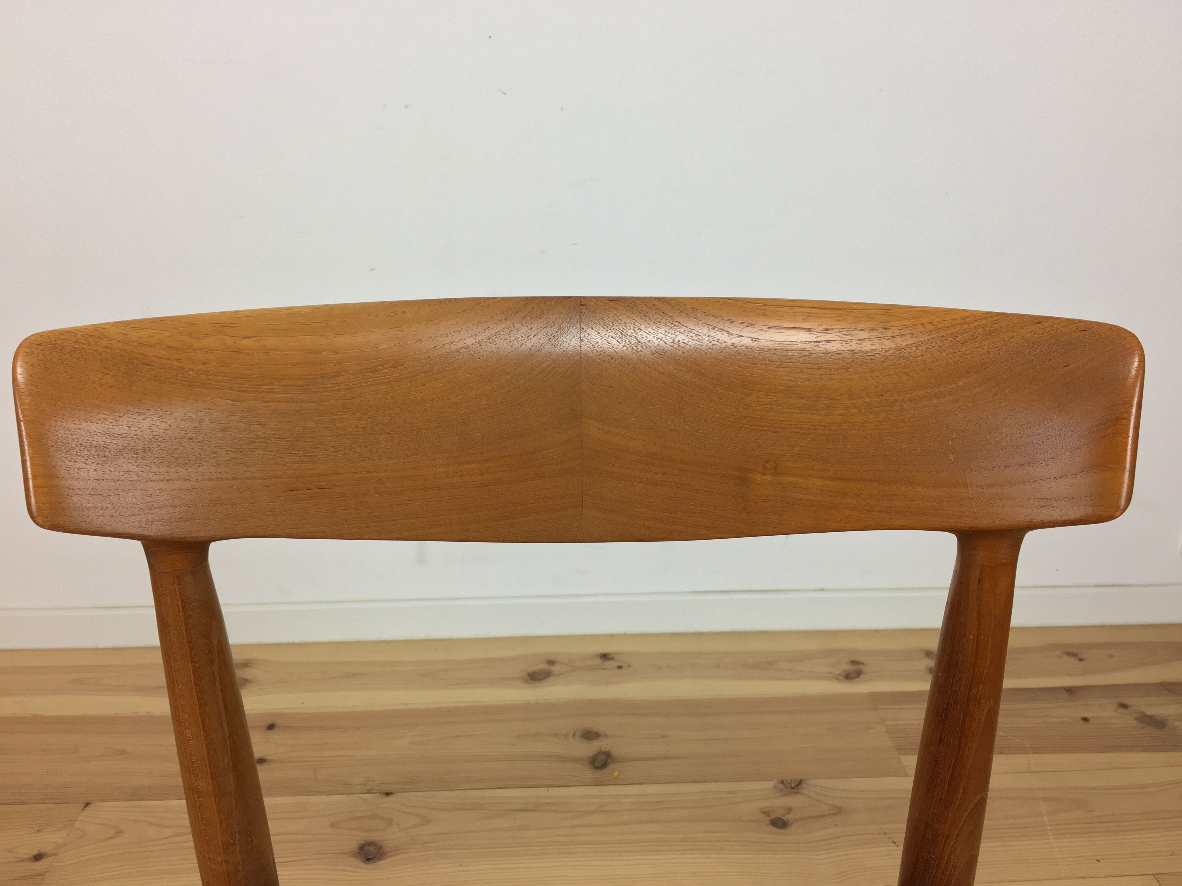 Chaise 343 par Knud Faersch pour Slagelse Mobelvaerk, scandinave, danoise