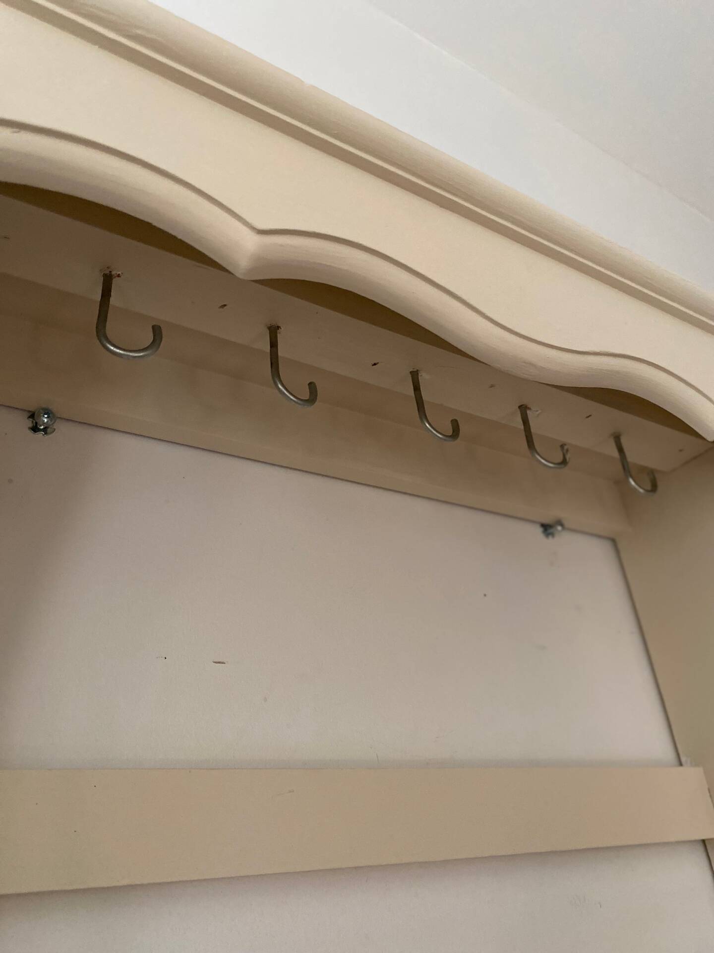 Antique wooden wall shelf